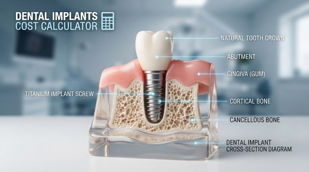 Dental Implants Cost Calculator 2026: Calculate Your Implant Treatment Cost